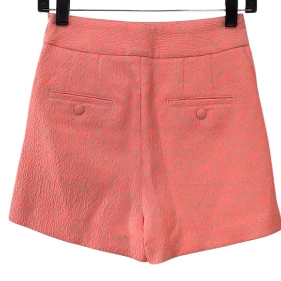 Express Neon Animal Print High Waisted Shorts Size 00 NEW - Picture 2 of 5